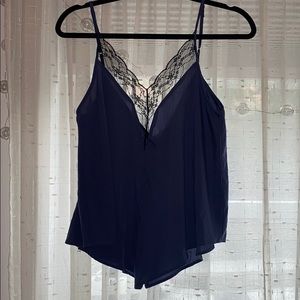 Zara Tank with Lace Inset